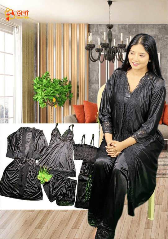 Luxury Nightwear – 5-Piece Nighty Set (Copy)